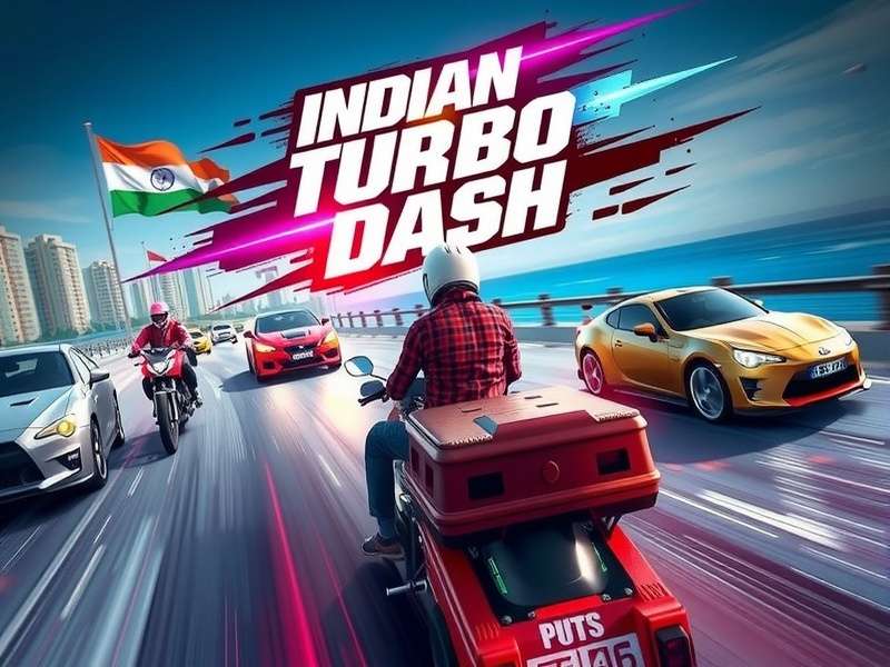 Indian Turbo Dash Gameplay - Racing Through Mumbai's Marine Drive